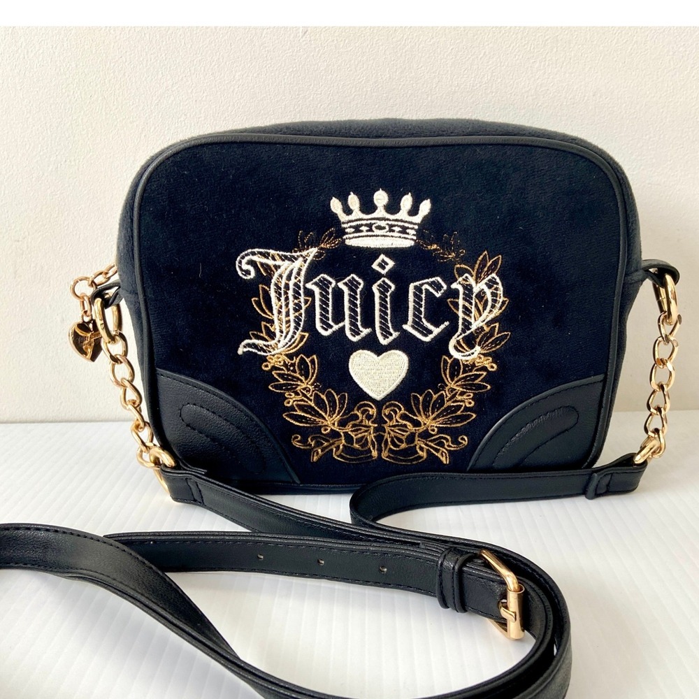 Juicy Couture Heritage Crossbody Bag Black